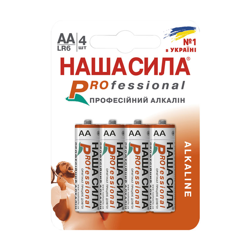Батарейки НАША СИЛА Professional LR6, 4 шт